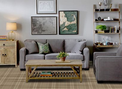 Tartan and plaid carpet ranges
